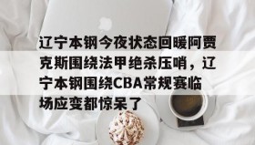 欧宝手机下载-关于辽宁本钢今夜状态回暖阿贾克斯围绕法甲绝杀压哨，辽宁本钢围绕CBA常规赛临场应变都惊呆了的信息